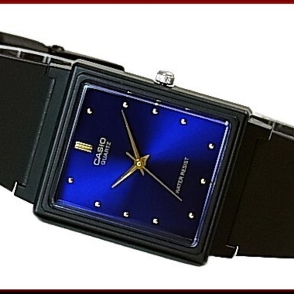 Casio Blue Gold Marker Elegant Watch Resin Band - Picture 2 of 5